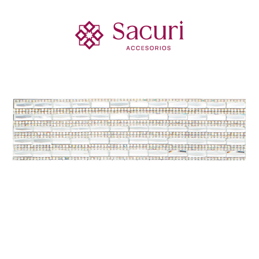 Hoja de cristal rectangulo 5x15 AB P80HC