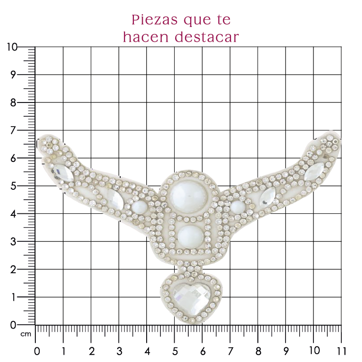 Suaje con ceramica Y 110x70 Cristal (Par) P86HC
