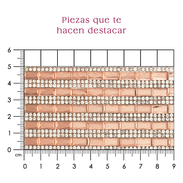 Hoja de crital rectangulo 5x10 Cristal P97HC