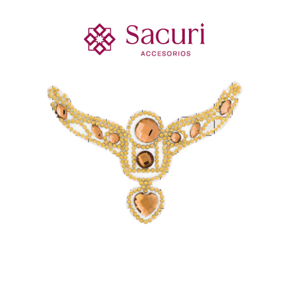 Suaje cristal Y 75x110 golden (Par) P102HC
