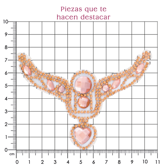 Suaje cristal Y 75x110 LT peach (Par) P103HC
