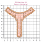 Suaje cristal Y 95x100 LT peach (Par) P106HC