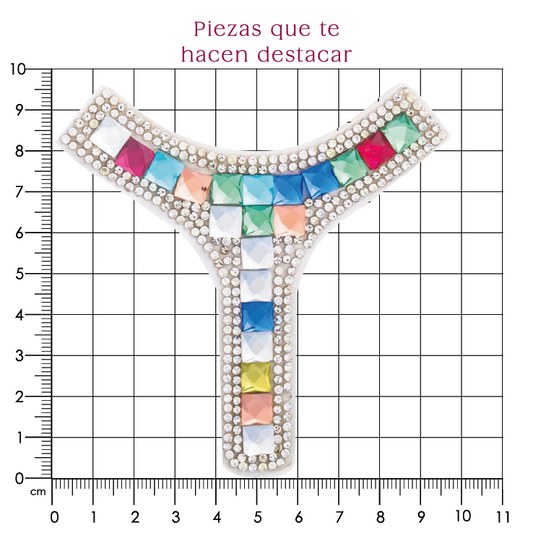 Suaje cristal Y 95x100 multicolor (Par) P107HC