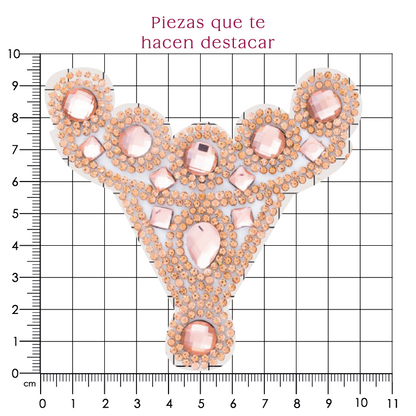 Suaje cristal Y 85x90 LT peach (Par) P109HC