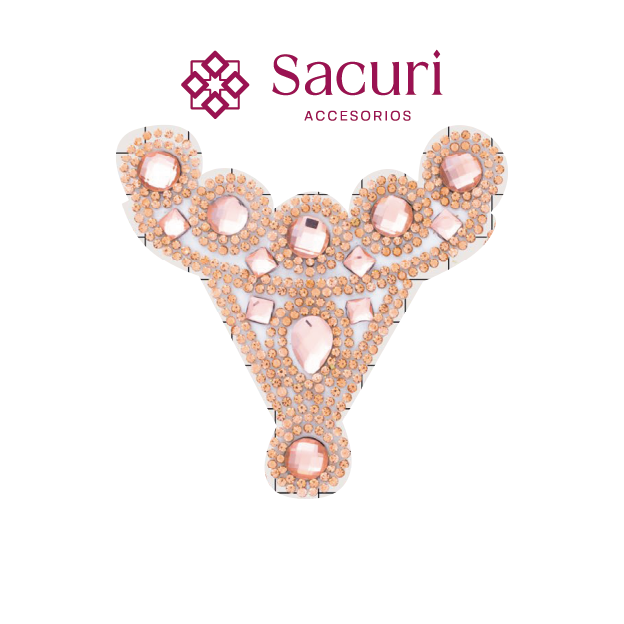 Suaje cristal Y 85x90 LT peach (Par) P109HC