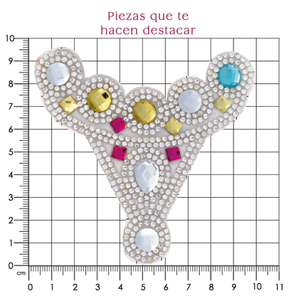 Suaje cristal Y 85x90 multicolor (Par) P110HC