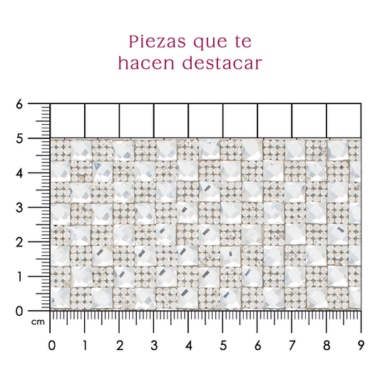 Hoja de cristal cuadrado 6mm P11HC
