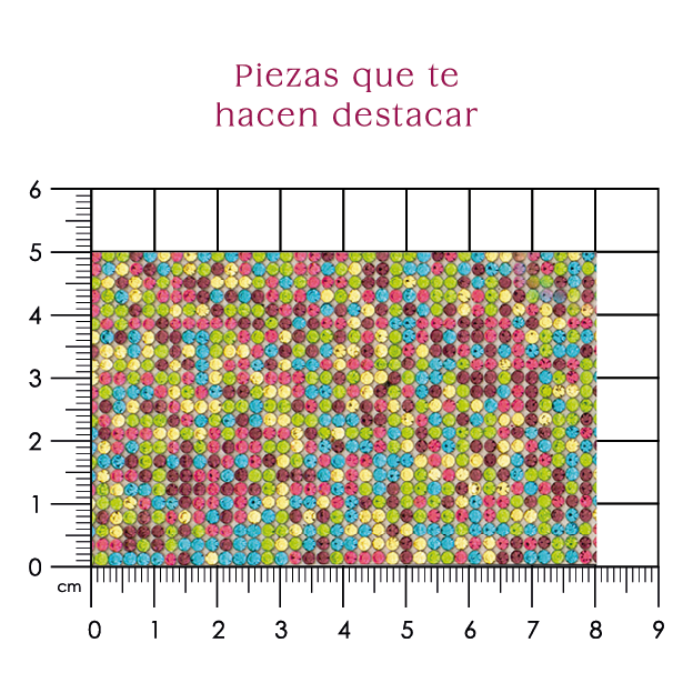 Hoja de cristal 2 mm multicolor (24x40) P121HC