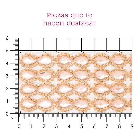 Hoja de cristal doble almendra 6x11 LT P P125HC