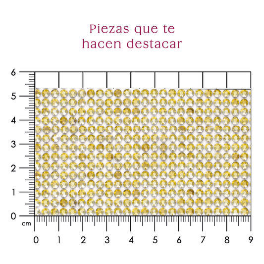 Hoja Acrílico 3 mm dorado (41x120) P132HC