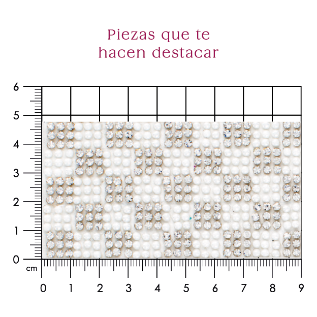 Hoja de cristal 9x9 ceramica blanca+cristal (24x40) P135HC
