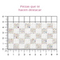 Hoja de cristal 9x9 ceramica blanca+AB (24x40) P137HC