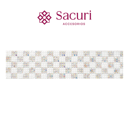 Hoja de cristal 9x9 ceramica blanca+AB (24x40) P137HC