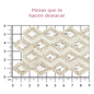 Hoja de cristal rombo 7x12 cristal (20x40) P139HC