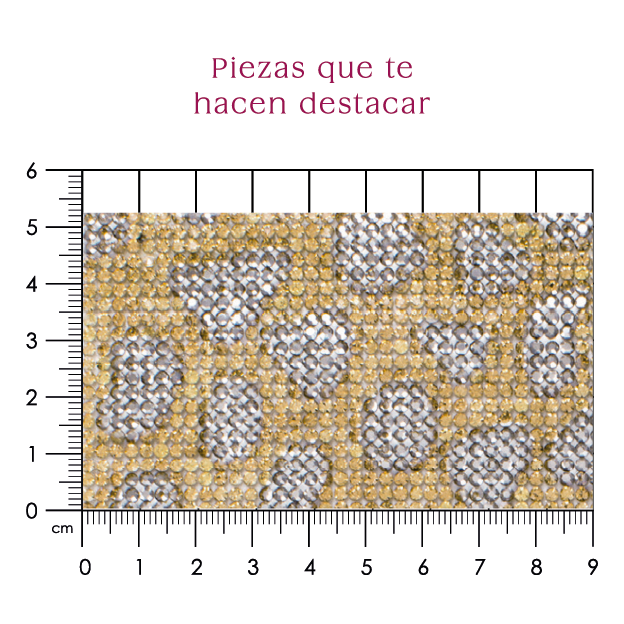 Hoja de cristal 2.2 mm AP dorada (24x40) P141HC