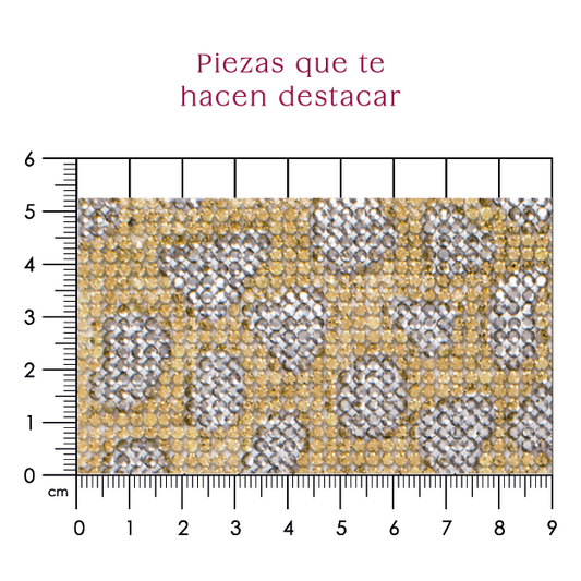 Hoja de cristal 2.2 mm AP dorada (24x40) P141HC