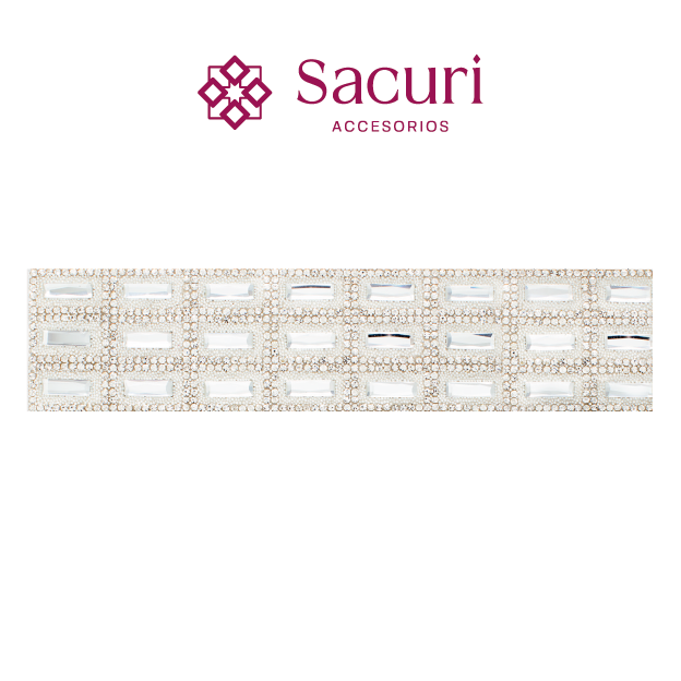 Hoja de cristal rectangular 5x15 cristal (24x40) P143HC