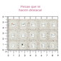 Hoja de cristal cuadro 5 mm cristal (23x38) P146HC