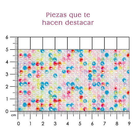 Hoja de Acrílico 3 mm multicolor AB (24x40) P151HC