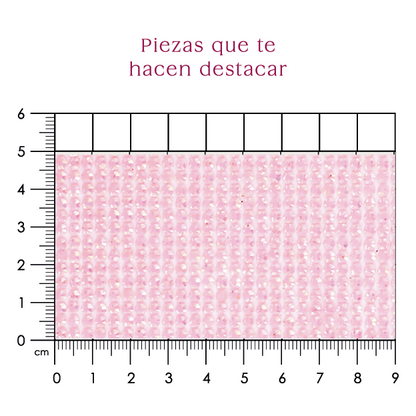 Hoja de Acrílico 3 mm rosa palo AB (24x40) P152HC