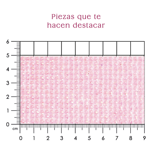 Hoja de Acrílico 3 mm rosa palo AB (24x40) P152HC