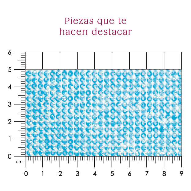 Hoja de Acrílico 3 mm azul agua AB (24x40) P153HC