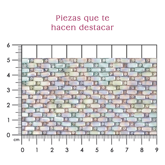 Hoja de cristal rectangulo 3x7 (24x40) P161HC