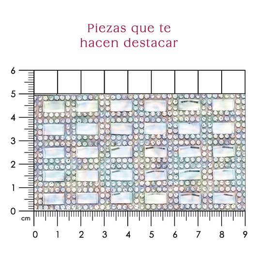 Hoja de cristal rectangulo 5x10 (24x40) P163HC