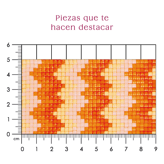 Hoja Acrílico cuadro 2 mm (24x40) P165HC