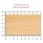 Hoja cadena 3x6 dorada (24x40) P168HC