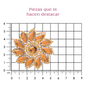 Suaje cristal flor golden 55 mm (Par) P176HC