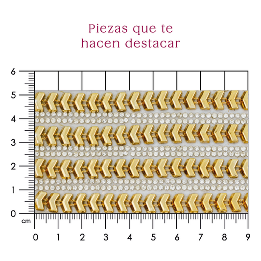 Hoja 24x50 cristal 2mm + PVC plata rombo P186HC