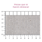 Malla cadena 3 mm plata con cristal (45x120) P18HC