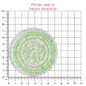 Hoja circulo ceramica verde (24x40) P199HC