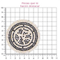 Hoja circulo ceramica negro(24x40) P200HC
