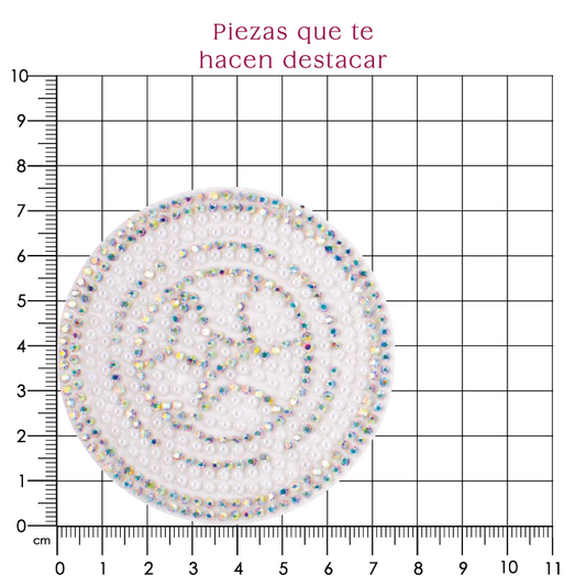 Hoja circulo ceramica aperlado (24x40) P201HC