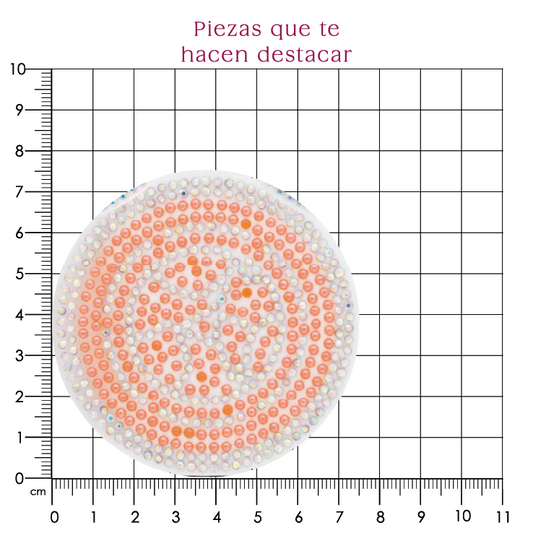 Hoja circulo ceramica SALMON(24x40) P203HC