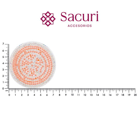 Hoja circulo ceramica SALMON(24x40) P203HC