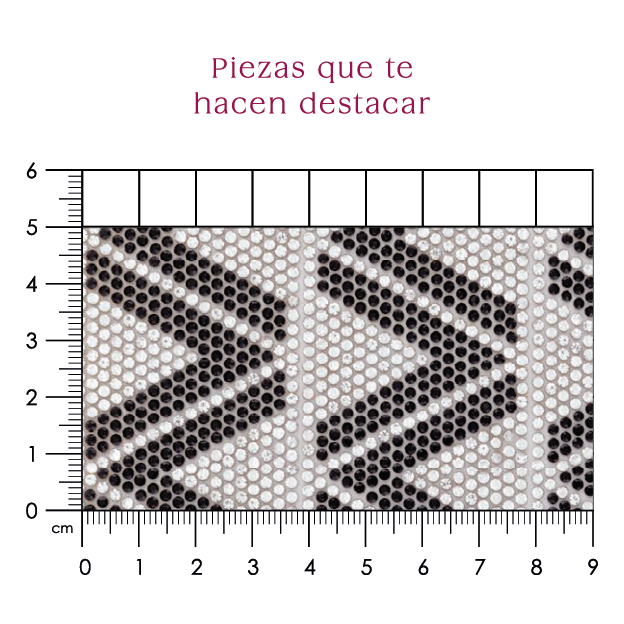 Hoja de cristal  2.2 mm V cristal + negro (24x40) P211HC