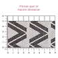 Hoja de cristal  2.2 mm V cristal + negro (24x40) P211HC