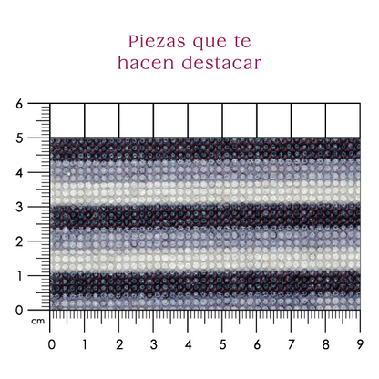 Hoja de cristal 2.2 mm tricolor (24x40) P213HC