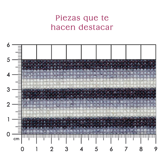 Hoja de cristal 2.2 mm tricolor (24x40) P213HC