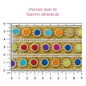Hoja de cristal con cadena plastimetal multicolor (24x40) P218HC