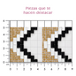 Hoja de cristal grecas golden + cristal + negro (24x40) P224HC