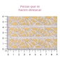 Hoja de cristal rombo PVC + cristal (24x40) P225HC