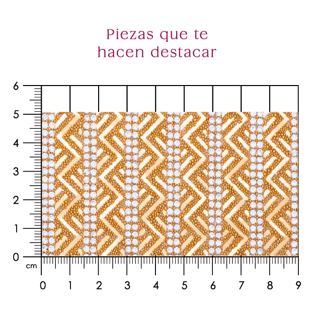 Hoja de cristal grecas PVC + cristal (24x40) P227HC