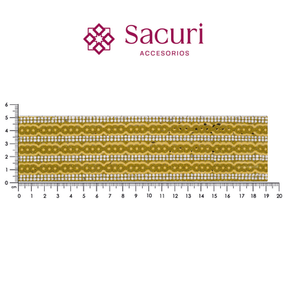 Hoja de cristal circuloS PVC + cristal (24x40) P228HC