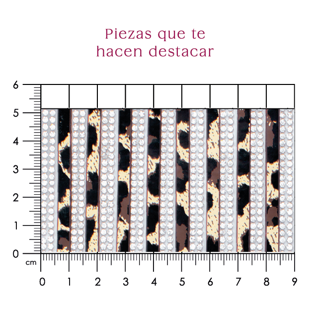 Hoja de cristal con tiras vinil (24x40) P231HC
