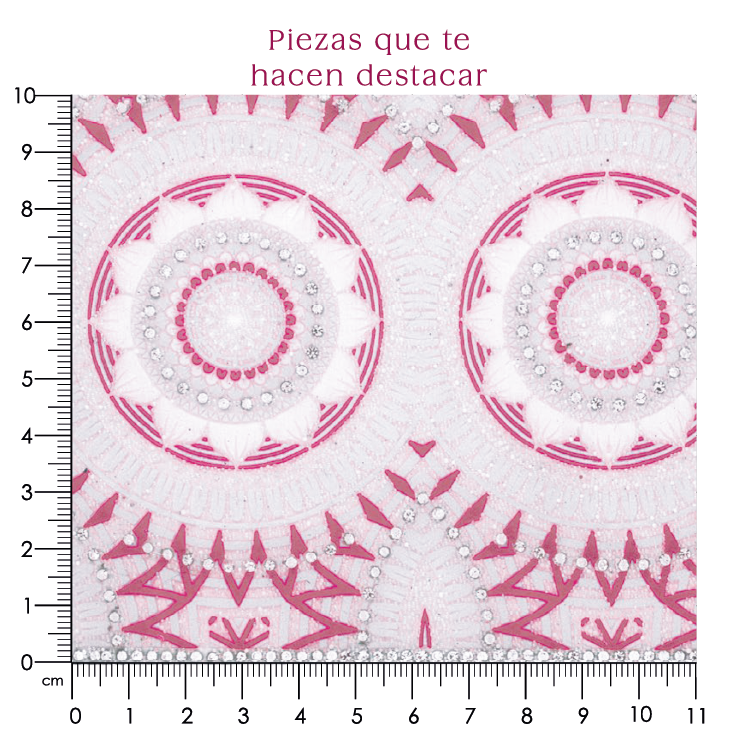 Hoja de cristal con estampado (24x40) P234HC