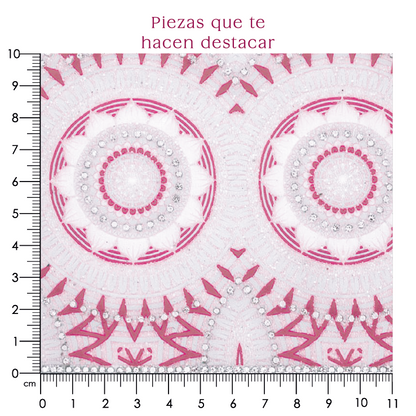 Hoja de cristal con estampado (24x40) P234HC